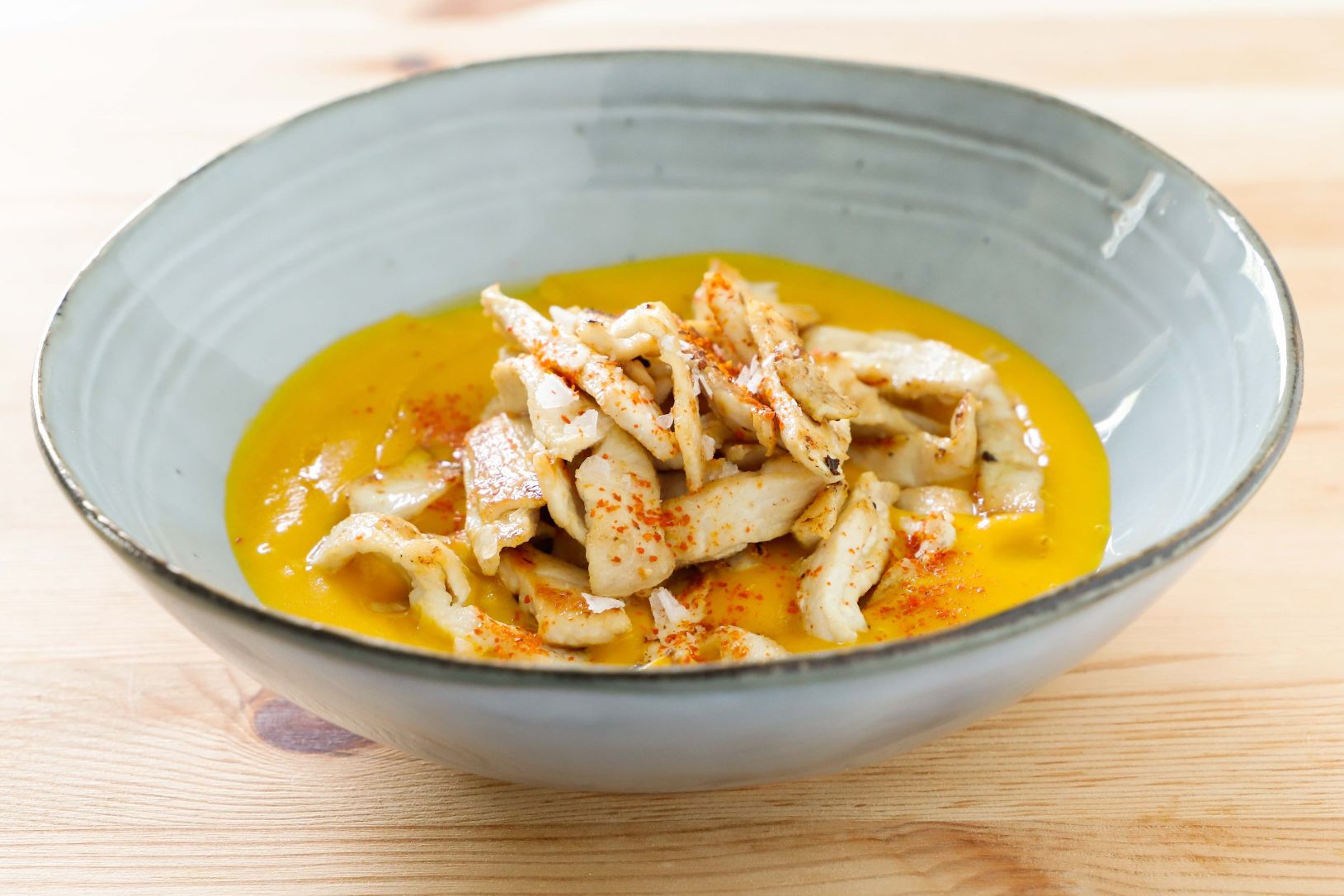 vellutata-di--zucca-con-straccetti-di-pollo-image