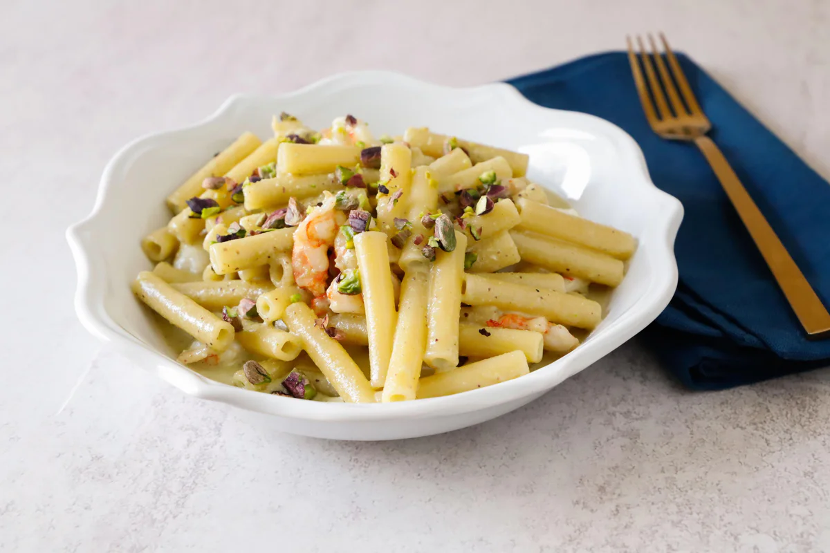 pasta-gamberi-pistacchi