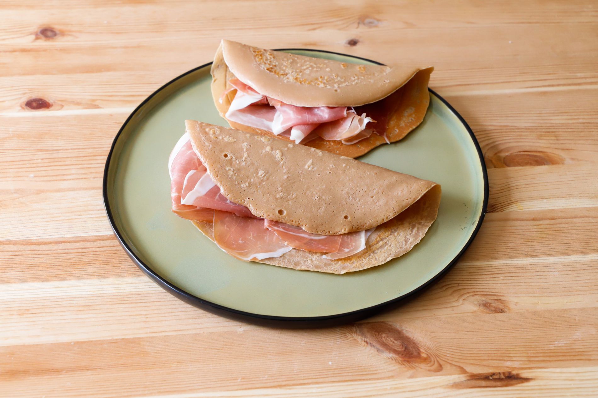 Crêpes con farina di castagne
