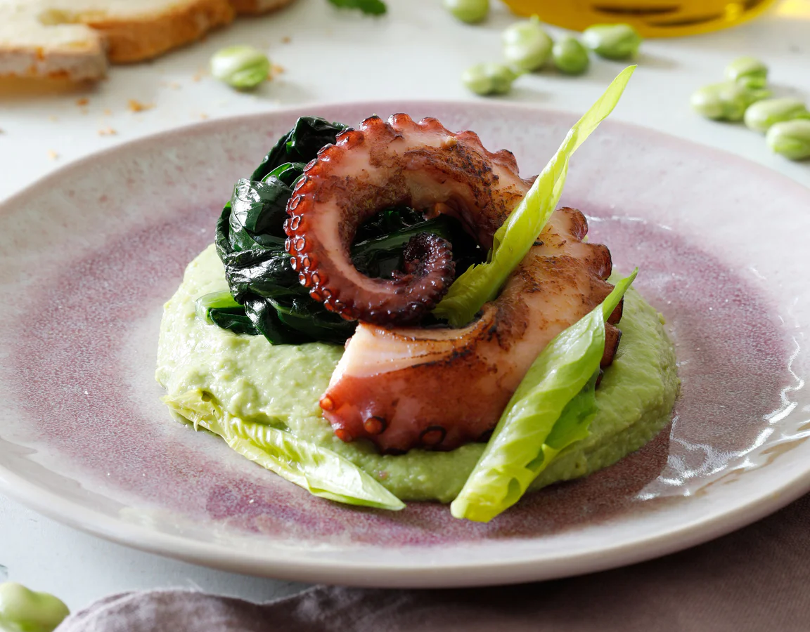 tentacoli-di-polpo-crema-di-fave