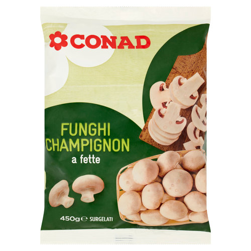 CONAD Funghi Champignon a fette Surgelati 450 g-image