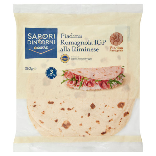 SAPORI & DINTORNI CONAD Piadina Romagnola IGP alla Riminese 3 x 120 g-image