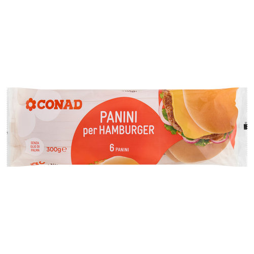 CONAD Panini per Hamburger 6 x 50 g-image