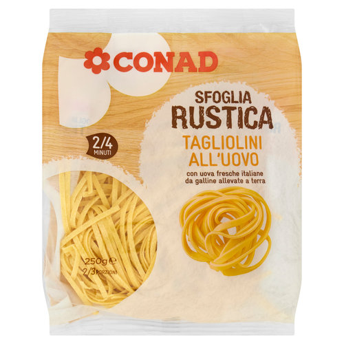 CONAD Sfoglia Rustica Tagliolini all'Uovo 250 g-image