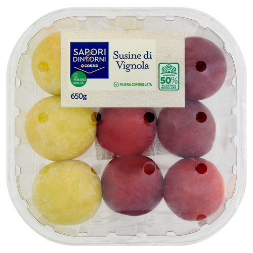 SAPORI & DINTORNI CONAD Percorso Qualità Susine di Vignola Suplum 44/Afrodite Italia Cal. 50/60 650g-image