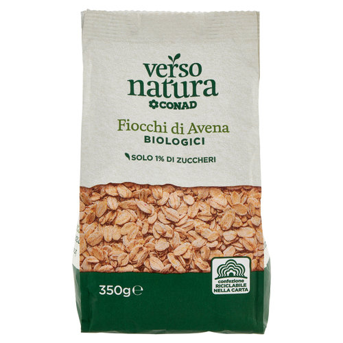 CONAD VERSO NATURA Fiocchi di Avena Biologici 350 g-image