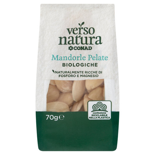 CONAD VERSO NATURA Mandorle Pelate Biologiche 70 g-image