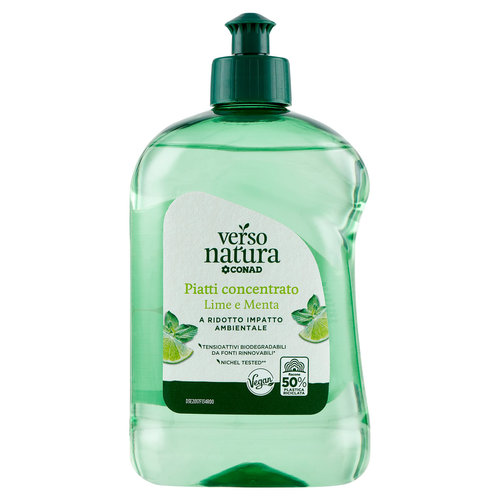 CONAD VERSO NATURA Piatti concentrato Lime e Menta 500 ml-image