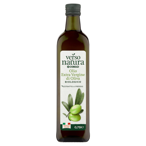CONAD VERSO NATURA Olio Extra Vergine di Oliva Biologico 0,75 l-image