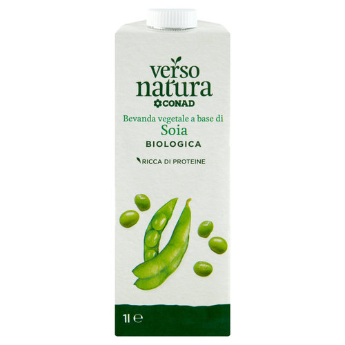 CONAD VERSO NATURA Bevanda vegetale a base di Soia Biologica 1 l-image