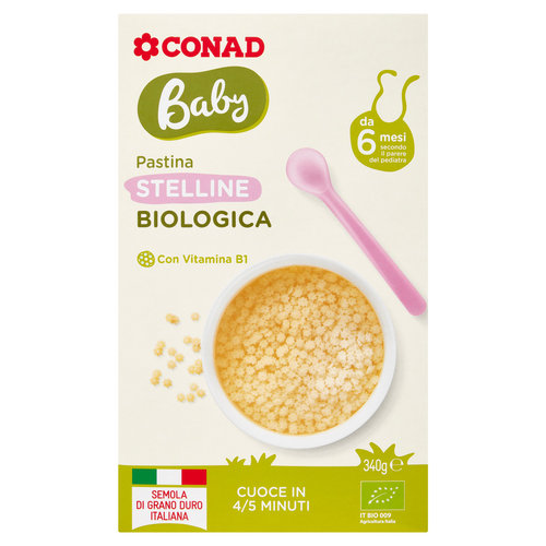 CONAD Baby Stelline Pastina Biologica 340 g-image