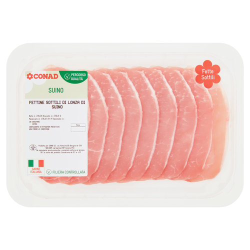 CONAD Percorso Qualità Fettine Sottili di Lonza di Suino 200 g-image