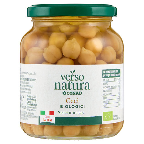 CONAD VERSO NATURA Ceci Biologici 340 g-image