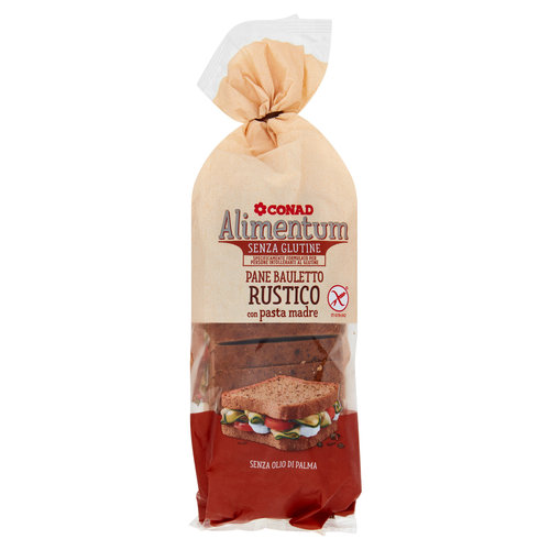 CONAD Alimentum Senza Glutine Pane Bauletto Rustico con pasta madre 300 g-image