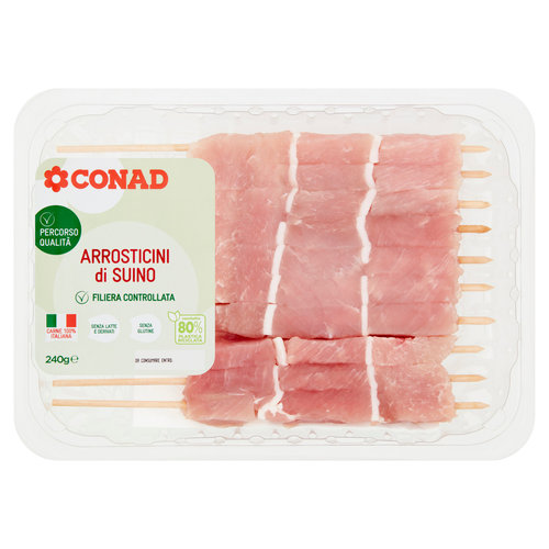 CONAD Percorso Qualità Arrosticini di Suino 240 g-image