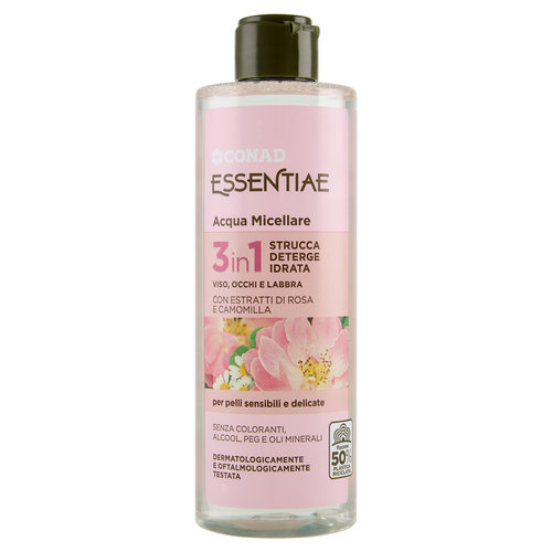CONAD Essentiae Acqua Micellare 3in1 per pelli sensibili e delicate 400 ml-image