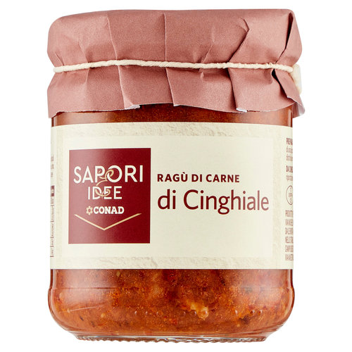 SAPORI & IDEE CONAD Ragù di Carne di Cinghiale 180 g-image