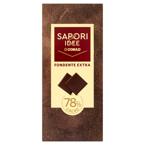 SAPORI & IDEE CONAD Fondente Extra 78% cacao 100 g-image