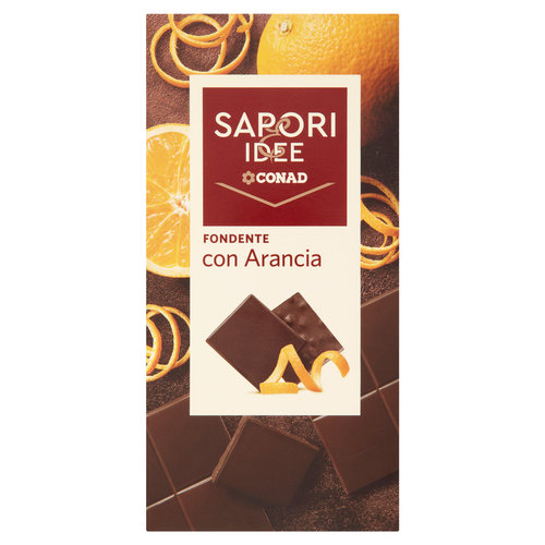 SAPORI & IDEE CONAD Fondente con Arancia 100 g-image