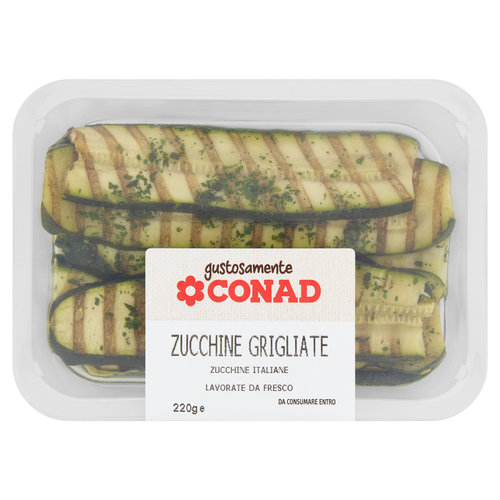CONAD Gustosamente Zucchine Grigliate 220 g-image