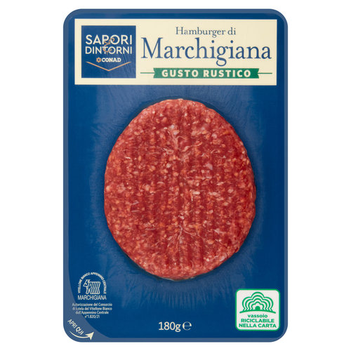 SAPORI & DINTORNI CONAD Hamburger di Marchigiana Gusto Rustico 180 g-image