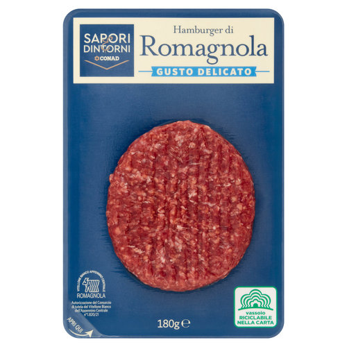 SAPORI & DINTORNI CONAD Hamburger di Romagnola Gusto Delicato 180 g-image
