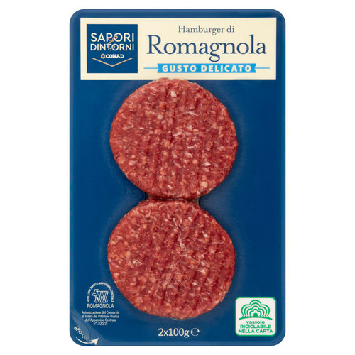 SAPORI & DINTORNI CONAD Hamburger di Romagnola Gusto Delicato 2 x 100 g-image