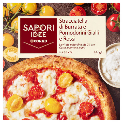 SAPORI & IDEE CONAD Stracciatella di Burrata e Pomodorini Gialli e Rossi Surgelata 445 g-image