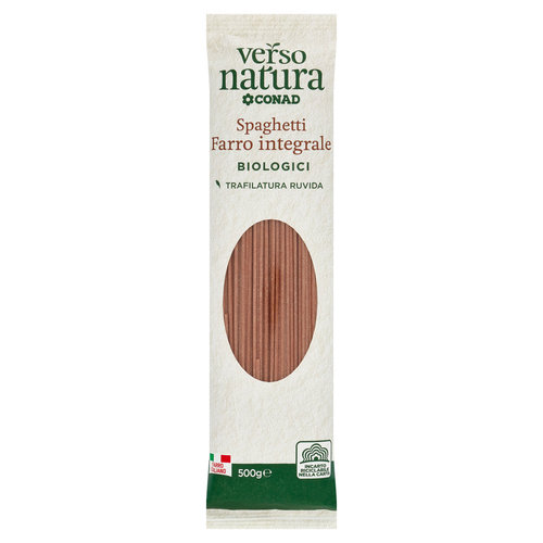 CONAD VERSO NATURA Spaghetti Farro integrale Biologici 500 g-image