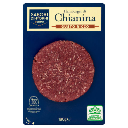 SAPORI & DINTORNI CONAD Hamburger di Chianina Gusto Ricco 180 g-image