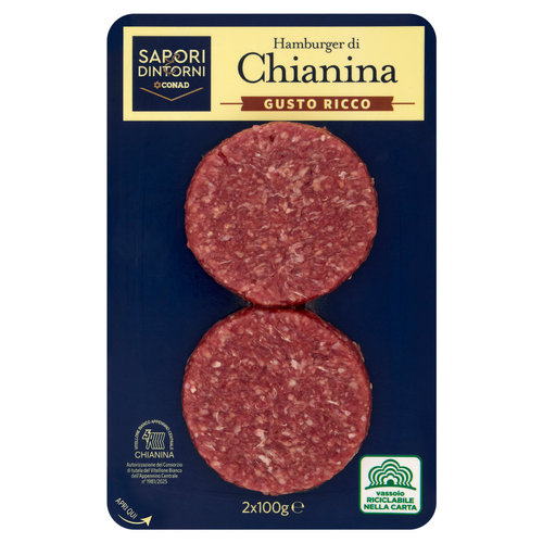 SAPORI & DINTORNI CONAD Hamburger di Chianina Gusto Ricco 2 x 100 g-image