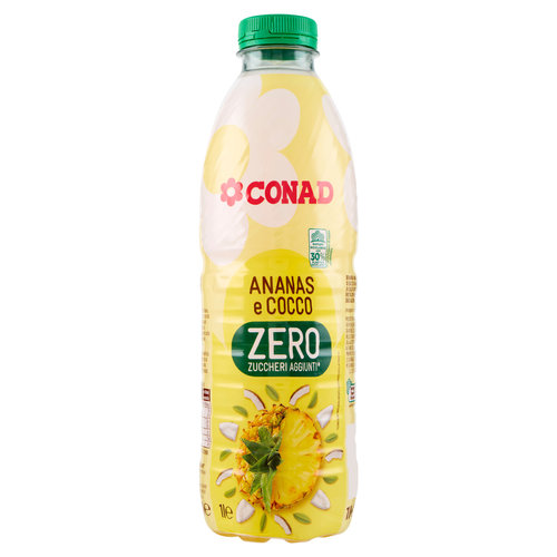 CONAD Ananas e Cocco Zero Zuccheri Aggiunti* 1 l-image
