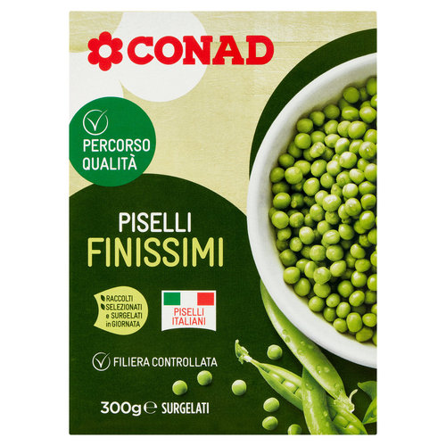 CONAD Percorso Qualità Piselli Finissimi Surgelati 300 g-image