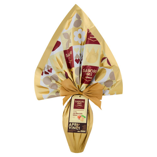 SAPORI & IDEE CONAD Uovo di Cioccolato al Latte con Nocciole Intere 380 g-image