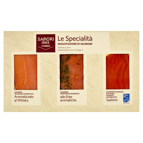SAPORI & IDEE CONAD Le Specialità Degustazione di Salmone 220g-image