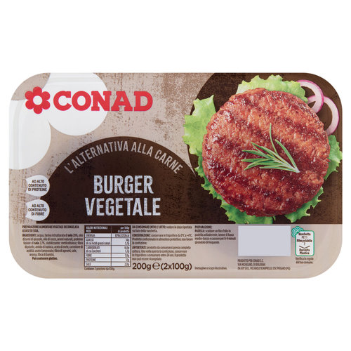 CONAD l'Alternativa alla Carne Burger Vegetale 2 x 100 g-image