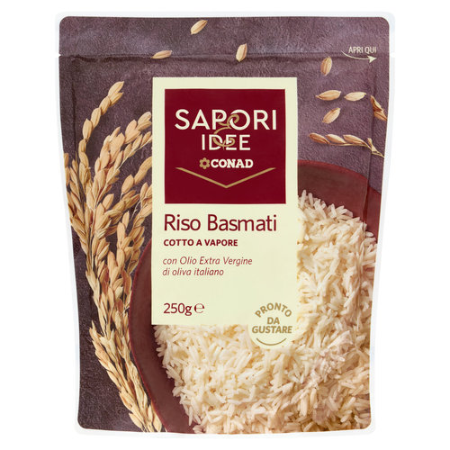 SAPORI & IDEE CONAD Riso Basmati Cotto a Vapore 250 g-image