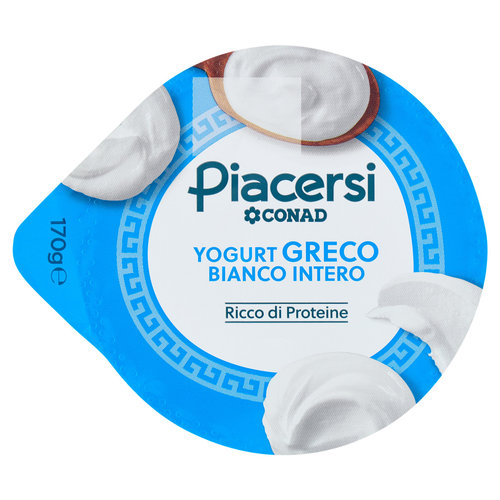 PIACERSI CONAD Yogurt Greco Bianco Intero 170 g-image
