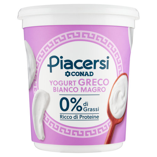 PIACERSI CONAD Yogurt Greco Bianco Magro 0% di Grassi 1 kg-image