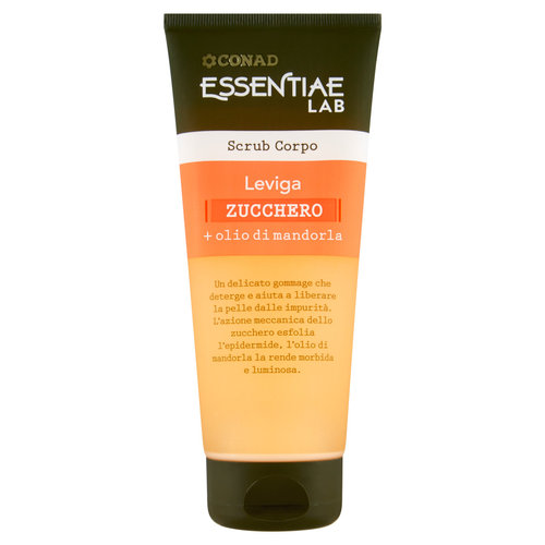 CONAD Essentiae Lab Scrub Corpo Leviga Zucchero + olio di mandorla 200 ml-image