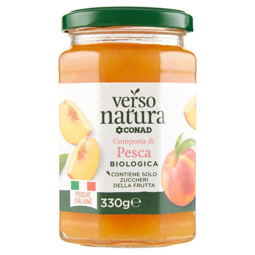 CONAD VERSO NATURA Composta di Pesca Biologica 330 g-image
