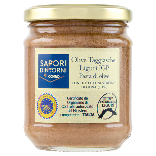 SAPORI & DINTORNI CONAD Olive Taggiasche Liguri IGP Pasta di Olive 180 g-image