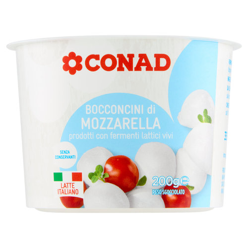 CONAD Bocconcini di Mozzarella 200 g-image
