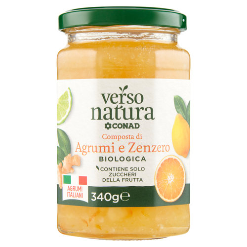 CONAD VERSO NATURA Composta di Agrumi e Zenzero Biologica 340 g-image